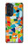 S3391 Abstract Art Mosaic Tiles Graphic Hülle Schutzhülle Taschen für Motorola Edge 30 Pro