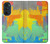 S3423 Brush Stroke Hülle Schutzhülle Taschen für Motorola Edge 30 Pro