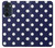 S3533 Blue Polka Dot Hülle Schutzhülle Taschen für Motorola Edge 30 Pro