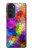 S3677 Colorful Brick Mosaics Hülle Schutzhülle Taschen für Motorola Edge 30 Pro
