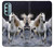 S0246 White Horse Hülle Schutzhülle Taschen für Motorola Moto G Stylus 5G (2022)