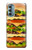 S0790 Hamburger Hülle Schutzhülle Taschen für Motorola Moto G Stylus 5G (2022)