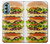 S0790 Hamburger Hülle Schutzhülle Taschen für Motorola Moto G Stylus 5G (2022)