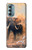 S1292 Dusty Elephant Egrets Hülle Schutzhülle Taschen für Motorola Moto G Stylus 5G (2022)