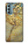 S1978 Van Gogh Letter Pear Tree Blossom Hülle Schutzhülle Taschen für Motorola Moto G Stylus 5G (2022)