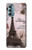 S2211 Paris Postcard Eiffel Tower Hülle Schutzhülle Taschen für Motorola Moto G Stylus 5G (2022)