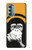 S2324 Funny Monkey with Headphone Pop Music Hülle Schutzhülle Taschen für Motorola Moto G Stylus 5G (2022)