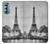 S2350 Old Paris Eiffel Tower Hülle Schutzhülle Taschen für Motorola Moto G Stylus 5G (2022)
