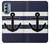 S2758 Anchor Navy Hülle Schutzhülle Taschen für Motorola Moto G Stylus 5G (2022)