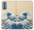 S2790 Hokusai Under The Wave off Kanagawa Hülle Schutzhülle Taschen für Motorola Moto G Stylus 5G (2022)