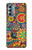 S3272 Colorful Pattern Hülle Schutzhülle Taschen für Motorola Moto G Stylus 5G (2022)