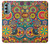 S3272 Colorful Pattern Hülle Schutzhülle Taschen für Motorola Moto G Stylus 5G (2022)