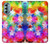 S3292 Colourful Disco Star Hülle Schutzhülle Taschen für Motorola Moto G Stylus 5G (2022)