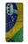 S3297 Brazil Flag Vintage Football Graphic Hülle Schutzhülle Taschen für Motorola Moto G Stylus 5G (2022)