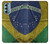 S3297 Brazil Flag Vintage Football Graphic Hülle Schutzhülle Taschen für Motorola Moto G Stylus 5G (2022)