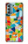 S3391 Abstract Art Mosaic Tiles Graphic Hülle Schutzhülle Taschen für Motorola Moto G Stylus 5G (2022)