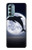 S3510 Dolphin Moon Night Hülle Schutzhülle Taschen für Motorola Moto G Stylus 5G (2022)