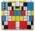 S3814 Piet Mondrian Line Art Composition Hülle Schutzhülle Taschen für Motorola Moto G Stylus 5G (2022)