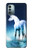 S1130 Unicorn Horse Hülle Schutzhülle Taschen für Nokia G11, G21