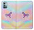 S3203 Rainbow Unicorn Hülle Schutzhülle Taschen für Nokia G11, G21