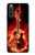 S0415 Fire Guitar Burn Hülle Schutzhülle Taschen für Sony Xperia 10 IV