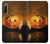 S1083 Pumpkin Spider Candles Halloween Hülle Schutzhülle Taschen für Sony Xperia 10 IV