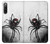 S2386 Black Widow Spider Hülle Schutzhülle Taschen für Sony Xperia 10 IV