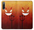 S2454 Red Cute Little Devil Cartoon Hülle Schutzhülle Taschen für Sony Xperia 10 IV