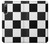 S2492 Black and White Check Hülle Schutzhülle Taschen für Sony Xperia 10 IV
