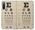 S2502 Eye Exam Chart Decorative Decoupage Poster Hülle Schutzhülle Taschen für Sony Xperia 10 IV