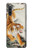 S2751 Chinese Tiger Brush Painting Hülle Schutzhülle Taschen für Sony Xperia 10 IV