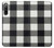S2842 Black and White Buffalo Check Pattern Hülle Schutzhülle Taschen für Sony Xperia 10 IV