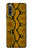 S3365 Yellow Python Skin Graphic Print Hülle Schutzhülle Taschen für Sony Xperia 10 IV