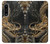 S0426 Gold Dragon Hülle Schutzhülle Taschen für Sony Xperia 1 IV