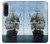 S1096 Sailing Ship in an Ocean Hülle Schutzhülle Taschen für Sony Xperia 1 IV