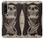 S1676 Skull Rose Hülle Schutzhülle Taschen für Sony Xperia 1 IV