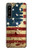 S2349 Old American Flag Hülle Schutzhülle Taschen für Sony Xperia 1 IV