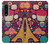 S2353 Paris Cartoon Vintage Pattern Hülle Schutzhülle Taschen für Sony Xperia 1 IV