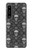 S2371 Skull Vintage Monochrome Pattern Hülle Schutzhülle Taschen für Sony Xperia 1 IV