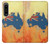 S2494 Australia Flag Map Rock Texture Hülle Schutzhülle Taschen für Sony Xperia 1 IV