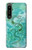 S2653 Dragon Green Turquoise Stone Graphic Hülle Schutzhülle Taschen für Sony Xperia 1 IV