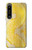 S2713 Yellow Snake Skin Graphic Printed Hülle Schutzhülle Taschen für Sony Xperia 1 IV