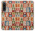 S2854 Cute Xmas Pattern Hülle Schutzhülle Taschen für Sony Xperia 1 IV
