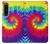 S2884 Tie Dye Swirl Color Hülle Schutzhülle Taschen für Sony Xperia 1 IV