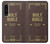 S2889 Holy Bible Cover King James Version Hülle Schutzhülle Taschen für Sony Xperia 1 IV