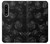 S3153 Black Roses Hülle Schutzhülle Taschen für Sony Xperia 1 IV