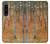 S3380 Gustav Klimt Birch Forest Hülle Schutzhülle Taschen für Sony Xperia 1 IV