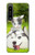 S3795 Kitten Cat Playful Siberian Husky Dog Paint Hülle Schutzhülle Taschen für Sony Xperia 1 IV