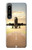 S3837 Airplane Take off Sunrise Hülle Schutzhülle Taschen für Sony Xperia 1 IV