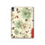 S2179 Flower Floral Vintage Art Pattern Hülle Schutzhülle Taschen für iPad Air (2022, 2020), Air 11 (2024,2025), Pro 11 (2022)